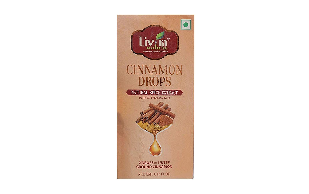 Liv In Nature Cinnamon Drops (Natural Spice Extract)   Pack  5 millilitre